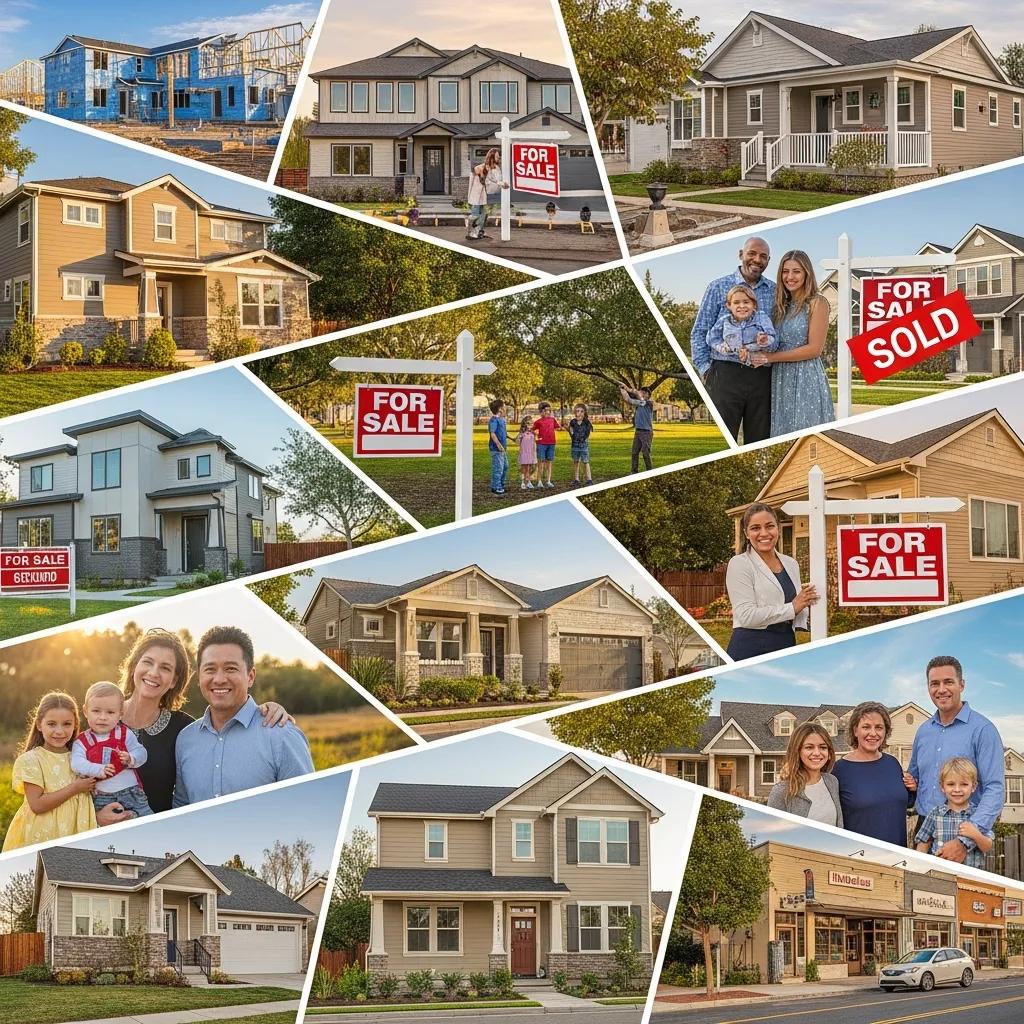 Diverse homes in Cypress representing the dynamic real estate market trends