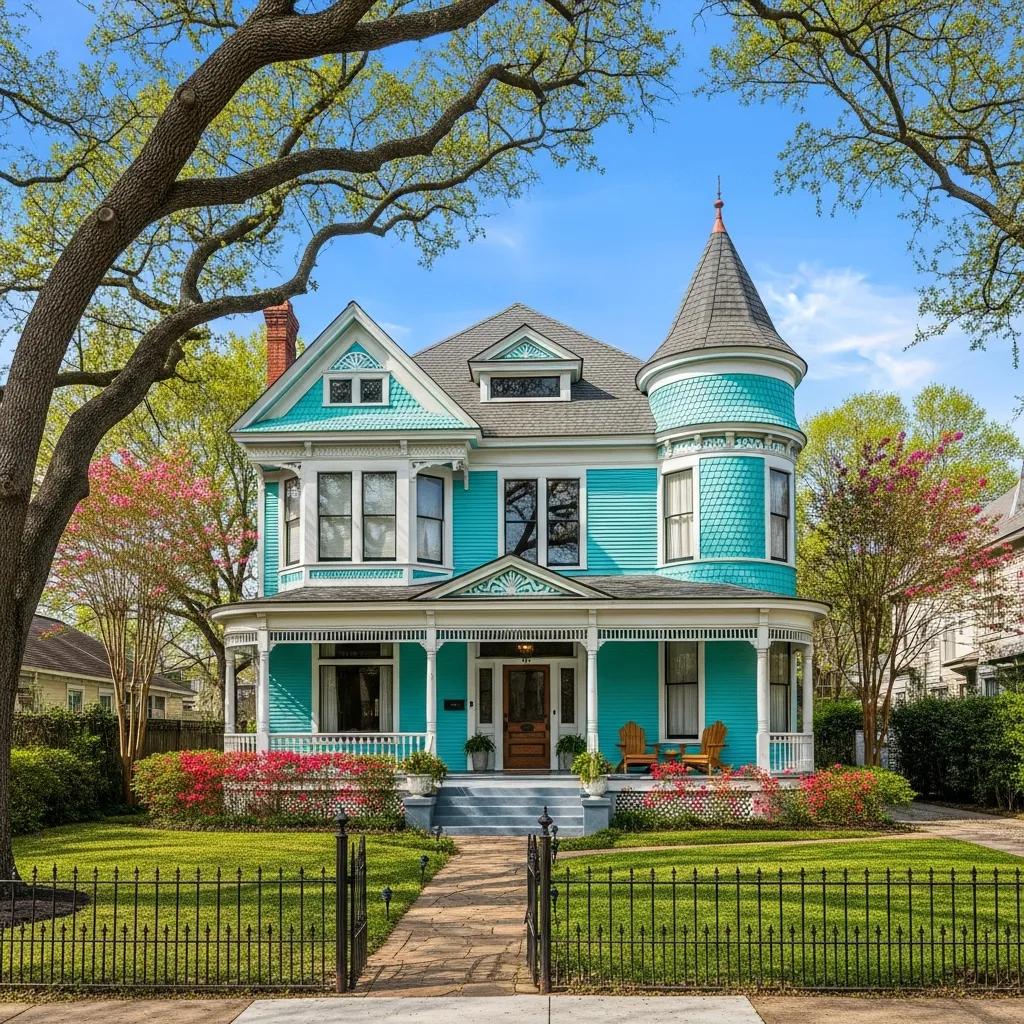 Charming historic home in Houston Heights with lush surroundings